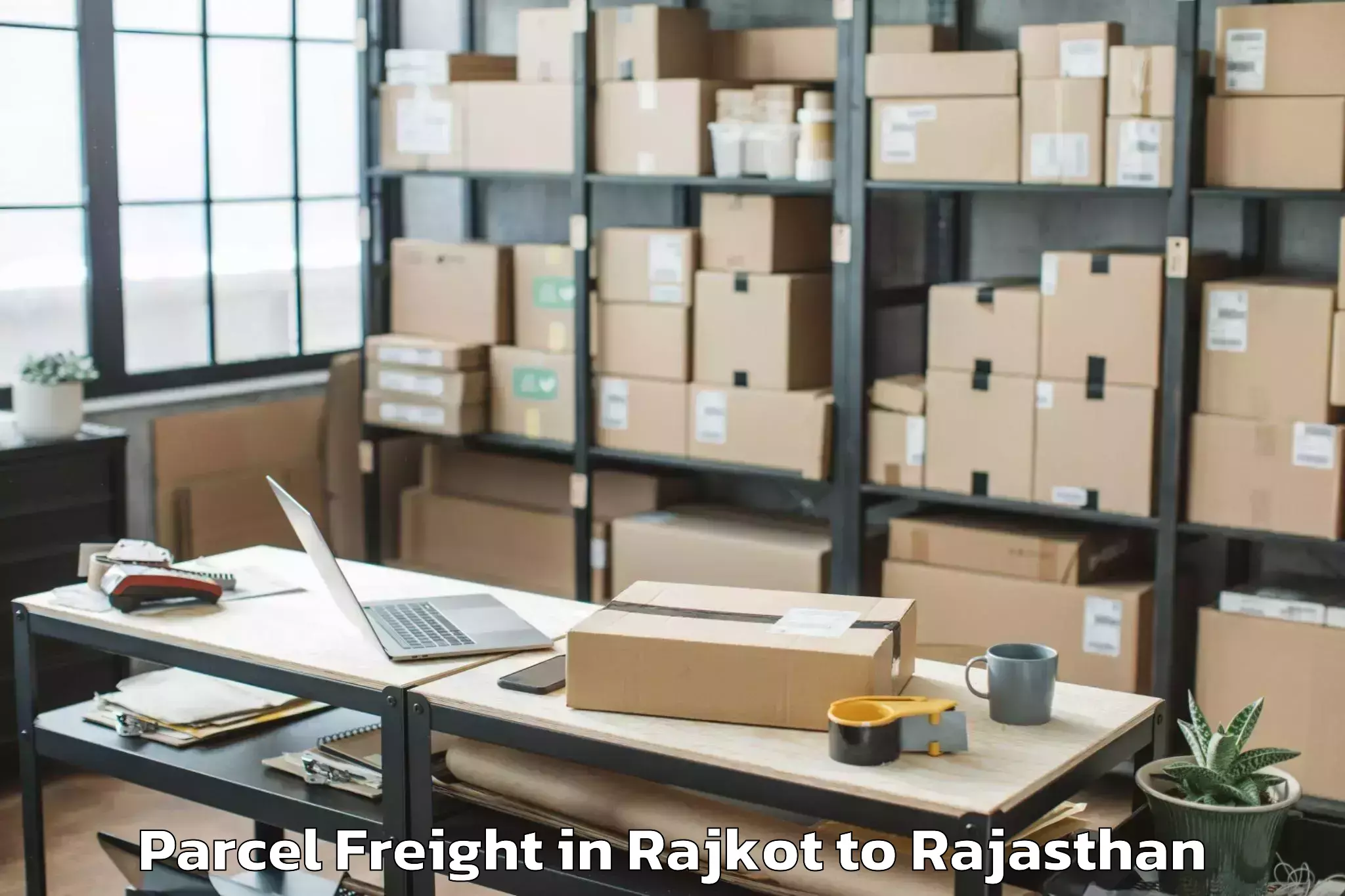 Quality Rajkot to Raipur Pali Parcel Freight